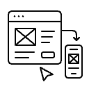 UI UX design line-art icon